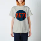 YETIMEETSのYeti meets girl (blue) Regular Fit T-Shirt