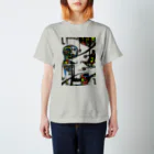 Jun1works(ジュンイチワークス)のupside down 逆さま Regular Fit T-Shirt