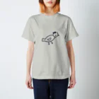 Futakawa Mayuのグッズショップのとり 紺 Regular Fit T-Shirt