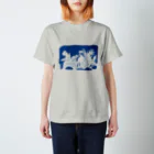 oyasmurのルル(blue) スタンダードTシャツ