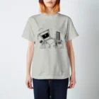 👻📗のかもめE-黒線 Regular Fit T-Shirt