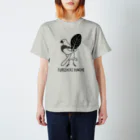 ふろしき文鳥のお店の小松菜とわたし Regular Fit T-Shirt