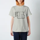 雑作家Junyaの四畳半(1K) Regular Fit T-Shirt