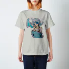 めんこラボ。の煙属性娘 Regular Fit T-Shirt