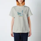 AtelierBoopの花月　SupDog　ゴールデン スタンダードTシャツ