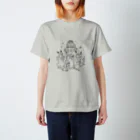 鴨鍋不動産の鳥獣戯画オリジナル002－お祭り スタンダードTシャツ