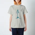 planetNITのThink of You-blueday スタンダードTシャツ