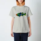 tetrapod'sのテトラポッヅロゴ(ブラックバス) Regular Fit T-Shirt