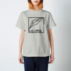 NexfoIncのNexfo落款シリーズ炭 Regular Fit T-Shirt