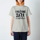 ikinagraphieのTHE EVOLUTIONS スタンダードTシャツ