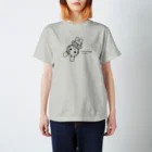 Tetra Styleの宇宙かわいいうさぎ（線） Regular Fit T-Shirt