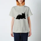 tomidoronの黒ネッコ Regular Fit T-Shirt