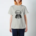 ANOMALのクラゲ ルテウムジェリー（モノクロ） Regular Fit T-Shirt