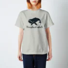 Atelier Pomme verte のHumpback whale22 スタンダードTシャツ