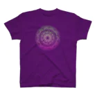 💖宇宙整体♪🌈♪こころからだチャンネル♪💖の母星回帰曼荼羅　violet  Green gradation スタンダードTシャツ