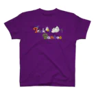 アニマル部活動の部屋のハロウィンパンダ（濃色） スタンダードTシャツ