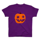 NIKORASU GOのハロウィンデザイン「カボチャ」 スタンダードTシャツ