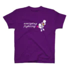 amaのEveryday Fighting_ロゴ_白 スタンダードTシャツ