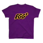 EGG²の"Purple" EGG² Logo T-shirts スタンダードTシャツ