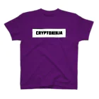 CHIKUSHOのCryptoNinja ロゴ入りTシャツ スタンダードTシャツ