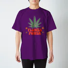 420 MUSIC FACTORYのFLOWER POWER 大麻 カナビス マリファナ ガンジャ Regular Fit T-Shirt