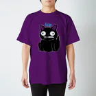 HUGオフォシャルショップのBlack Cat Takes Good Luck Regular Fit T-Shirt