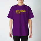 YHBC(由利本荘ボルダリングクラブ)のYHBC フロントプリントTee(イエロー字) Regular Fit T-Shirt