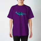 サタケシュンスケ｜イラストレーターの恐竜（パラサウロロフス） スタンダードTシャツ