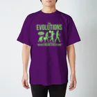 ikinagraphieのTHE EVOLUTIONS スタンダードTシャツ