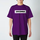 CHIKUSHOのCryptoNinja ロゴ入りTシャツ スタンダードTシャツ