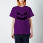 orange|Hのハロウィン🎃カボチャのおばけ🎃 Regular Fit T-Shirt