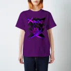 Ａ’ｚｗｏｒｋＳのRAKUGAKIXBONE VIOonBLK スタンダードTシャツ