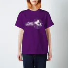 Mappila SHOPのフラットアースMAP 白01 スタンダードTシャツ