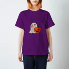 HARUPUUのHELLOWEENオバケとカボチャくん スタンダードTシャツ