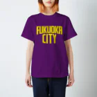 福岡Tシャツ通販サイトの福岡シティTシャツ（パープルロゴ） スタンダードTシャツ