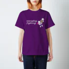 amaのEveryday Fighting_ロゴ_白 Regular Fit T-Shirt