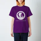 伝統色と家紋のいろは OFFICIAL STOREの【丸に帆掛け船】京紫色 Regular Fit T-Shirt