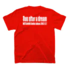 MITSUNORI OFFICIAL SHOPの追夢~Run after a dream~ 表裏プリント(ホワイトインクジェット印刷） Regular Fit T-Shirtの裏面