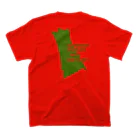 KIKUUUDESIGNのone tarp-green Regular Fit T-Shirtの裏面