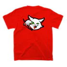 TKGのscratching cat スタンダードTシャツの裏面