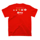 (\( ⁰⊖⁰)/) esaのﾐｽﾞﾀｷ(⁰⊖⁰)esa スタンダードTシャツの裏面