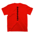 highvoltagewearsのRussian 赤 Regular Fit T-Shirtの裏面