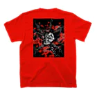 toy.the.monsters!のチェーン　スカル(モノクロ) Regular Fit T-Shirtの裏面