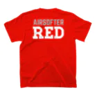 AIRSOFTERS JAPANのAIRSOFTER 【RED】 Regular Fit T-Shirtの裏面