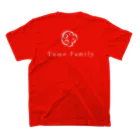 Tomo Family 63のロゴTシャツ　(カラー多数) スタンダードTシャツの裏面