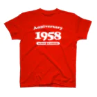 モルTの還暦 1958年生まれ anniversary スタンダードTシャツ