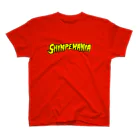 BlackRedCheeZのThe3Gunz／SHINPE MANIA(Red) スタンダードTシャツ