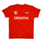 アージーのクロアチア レジェンド 栄光の10番 スタンダードTシャツ