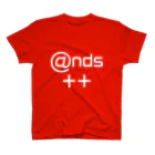 あんずあんのands++（白文字） スタンダードTシャツ