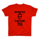 文豪館のBIG BROTHER IS WATCHING YOU：1984年（ジョージ・オーウェル）より・文字黒 Regular Fit T-Shirt